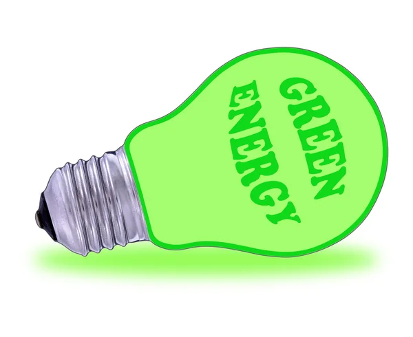Ferme d'énergies renouvelables vertes — Photo