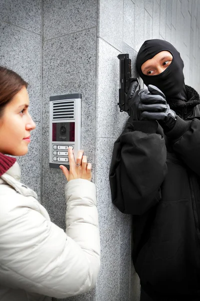 Video-Gegensprechanlage — Stockfoto