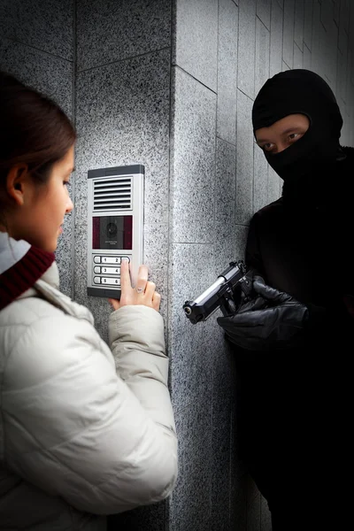 Video-Gegensprechanlage — Stockfoto