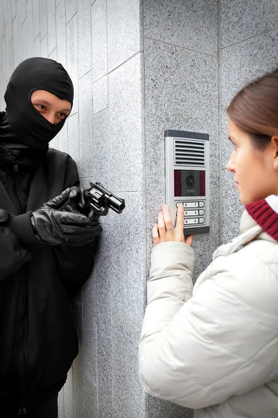 Video-Gegensprechanlage — Stockfoto