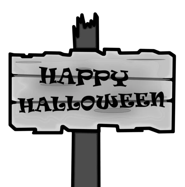 Halloween signpost — Stock Photo, Image