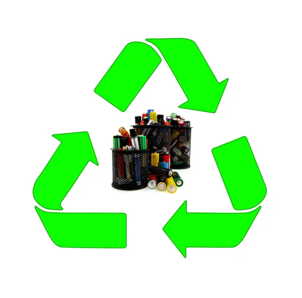 Recycling und erneuerbare Energien — Stockfoto