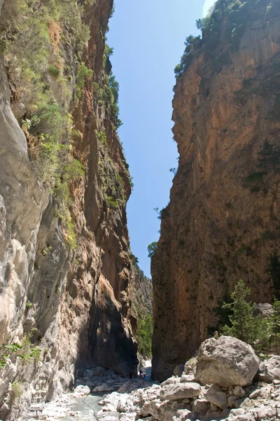 Samaria gorge, crete, Grecja — Zdjęcie stockowe