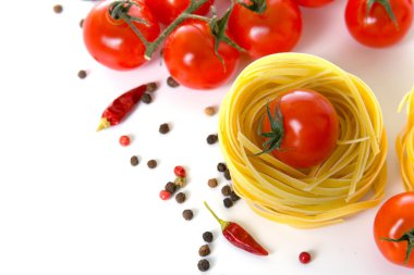 Makarna ve taze sebze