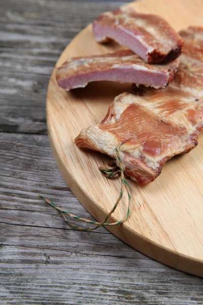 Smoked pork ribs — Stock Photo, Image