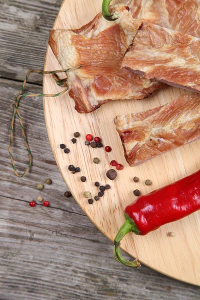 Smoked pork ribs — Stock Photo, Image