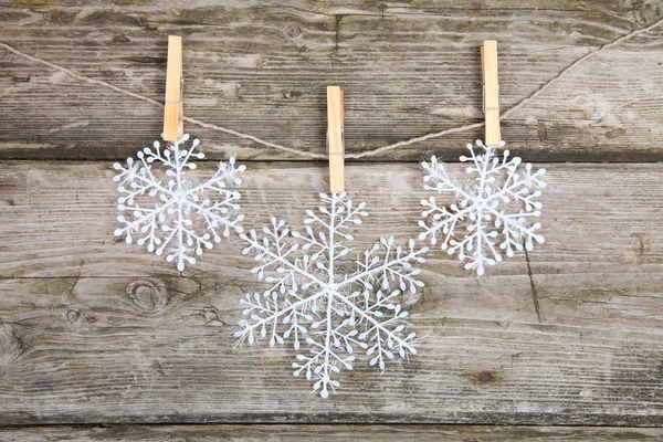 Flocos de neve de Natal — Fotografia de Stock