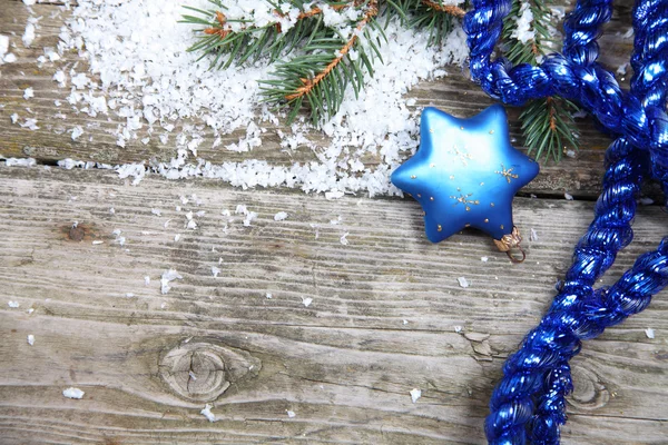 Decorações de Natal azul — Fotografia de Stock