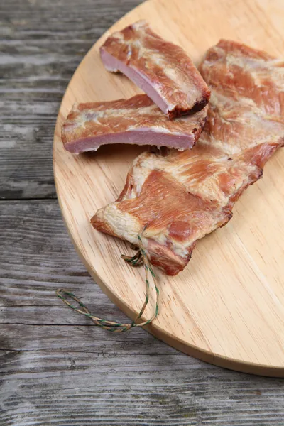 Smoked pork ribs — Stock Photo, Image