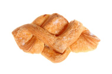 Bun beyaz arkaplanda izole edildi