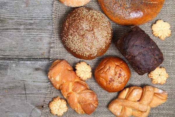 Vários pão fresco — Fotografia de Stock