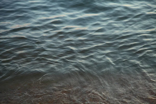 Fondo de agua de mar con olas — Foto de Stock