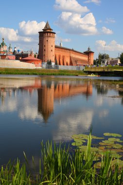 kremlin güçlü duvarlar. Kolomna. Rusya 
