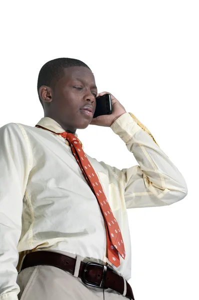 Teen Boy on the Phone — Stock Photo, Image