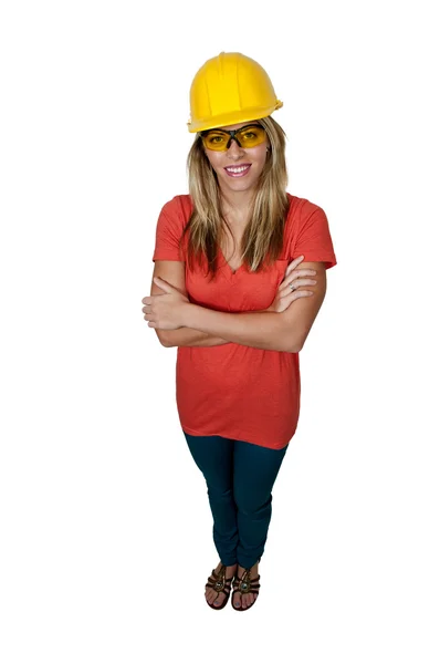 Female Construction Worker — Stock Photo, Image