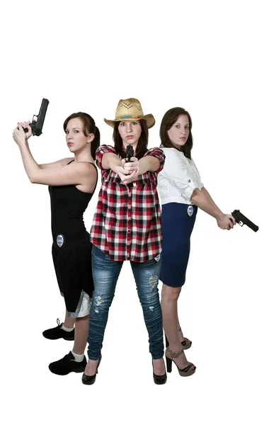 Female Detectives — Stock Photo, Image