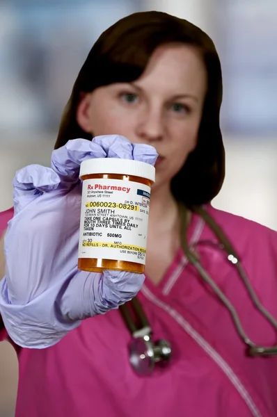 Bottle of Prescription Pills — Stock Photo, Image