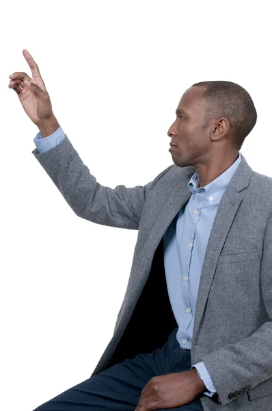 Man Hailing a Waiter — Stock Photo, Image