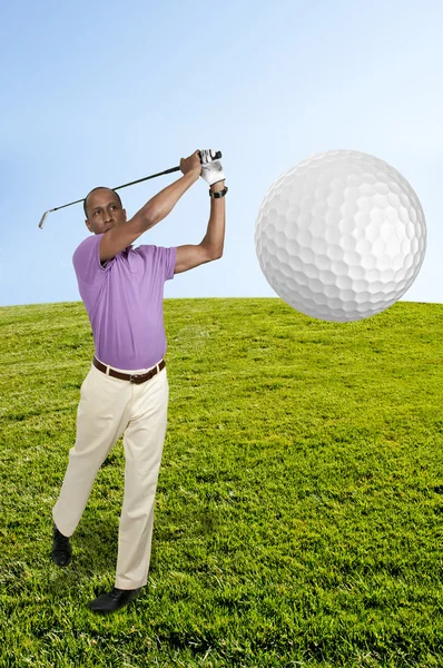 Homem Golfista — Fotografia de Stock