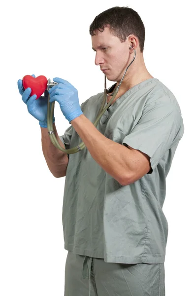 Cardiologista masculino — Fotografia de Stock