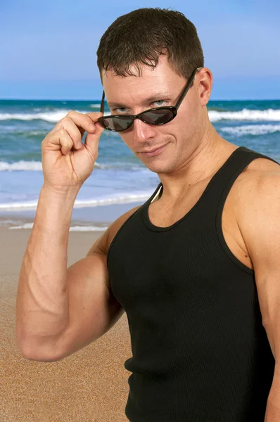 Man Sunglasses — Stock Photo, Image