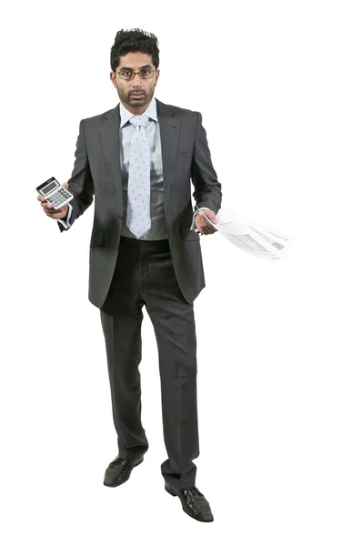 Man with Taxes — Stock Photo, Image