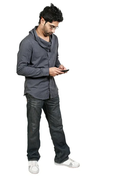 Man Texting — Stock Photo, Image