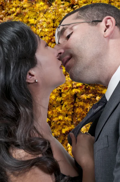 Casal beijo — Fotografia de Stock