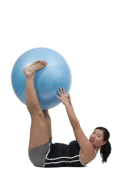 Mulher Exercício — Fotografia de Stock