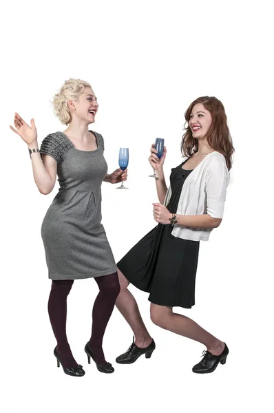 Kvinnor med vin — Stockfoto