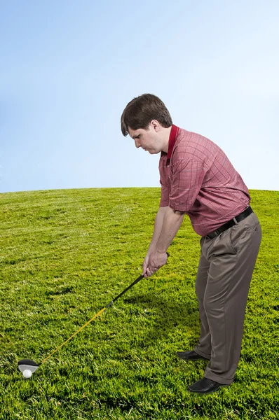 Man Golfer — Stockfoto