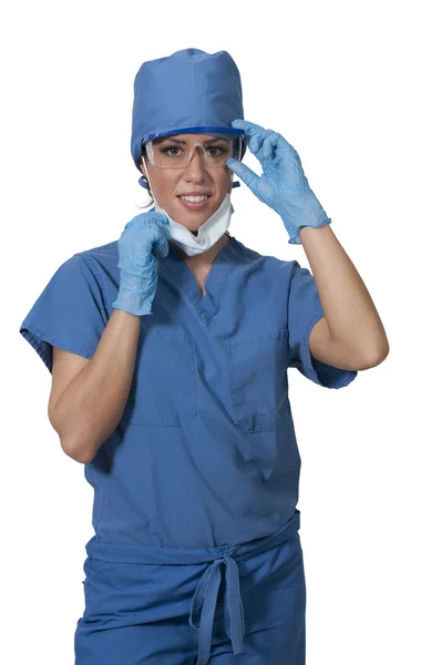 Beautiful Woman Surgeon — Stock Photo, Image