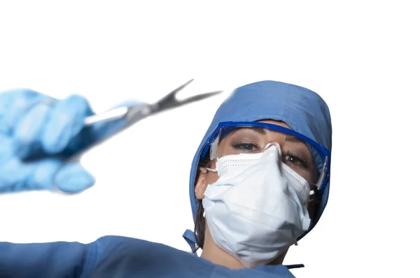 Beautiful Woman Surgeon — Stock Photo, Image