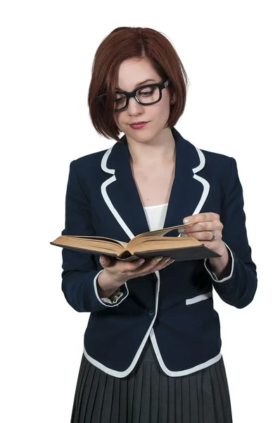 Mujer leyendo un libro — Foto de Stock