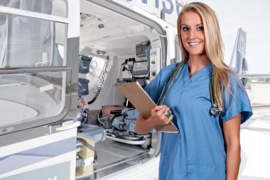 Doktor ve yaşam uçuş helecopter