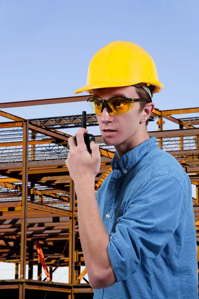 Trabajadores de la construcción — Foto de Stock