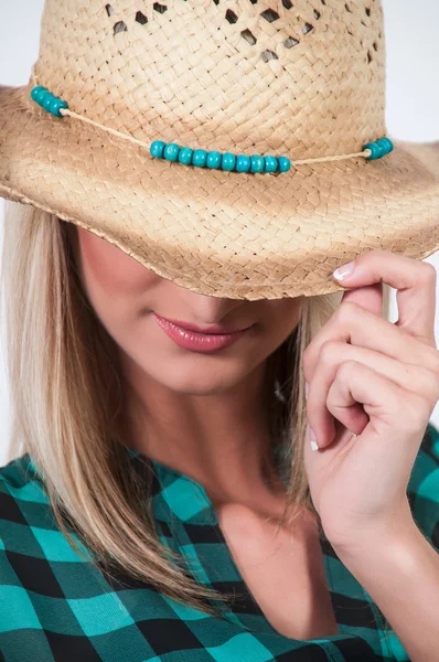 Cowgirl hatt — Stockfoto