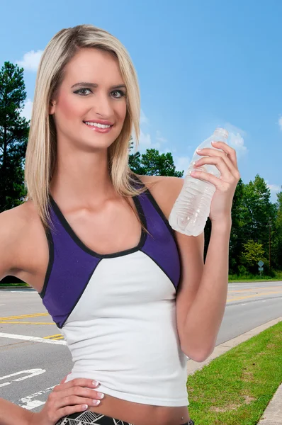 Woman Drinking — Stock Photo, Image