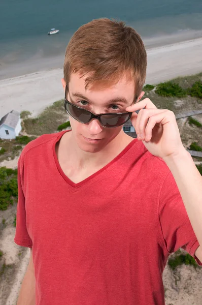 Hombre gafas de sol — Foto de Stock