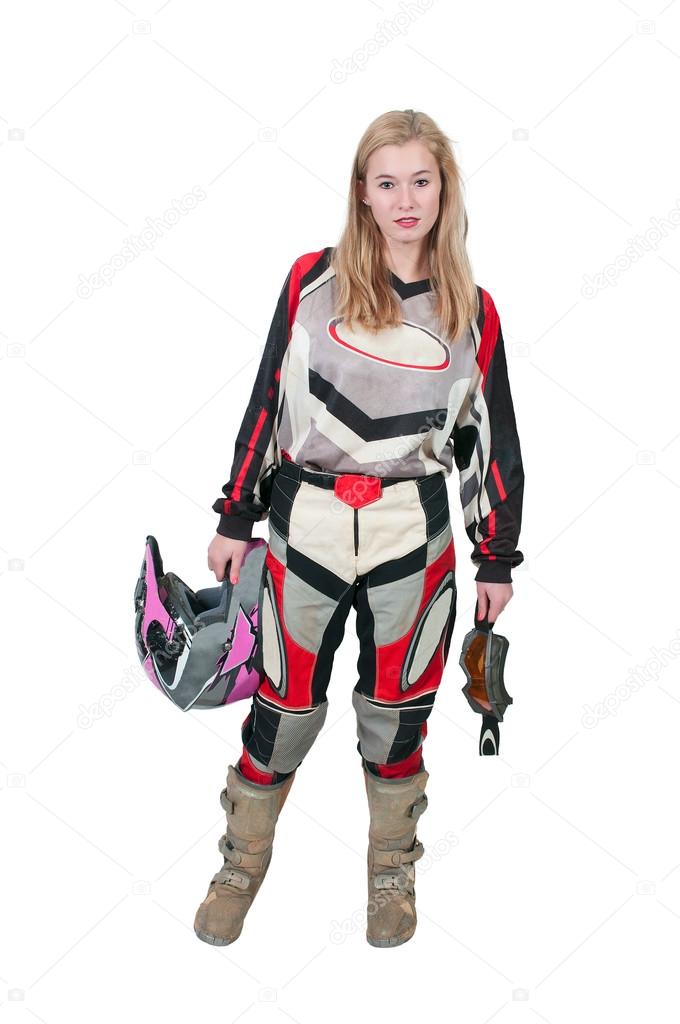Motocross Motorcycle Girl Stock Photo by ©robeo123 40589979
