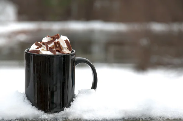 Cioccolata calda o caffè — Foto Stock