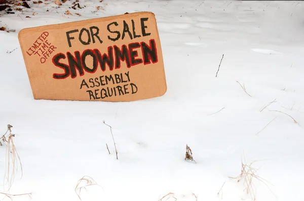 Bonhommes de neige à vendre — Photo