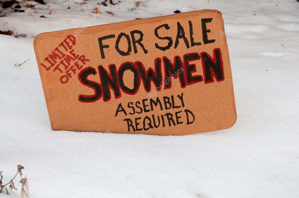 Snowmen for sale