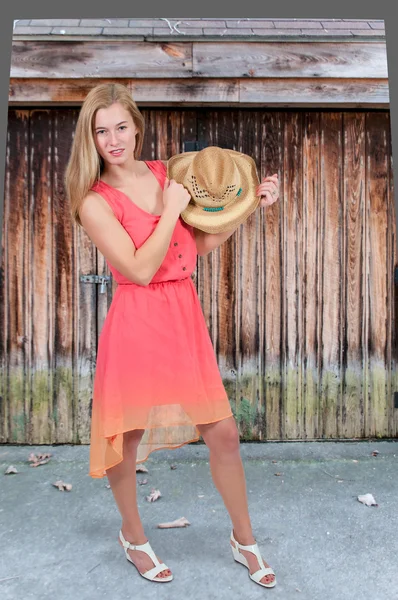 Cowgirl. — Fotografia de Stock