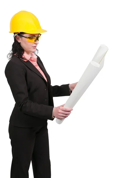 Female Construction Worker — Stock Photo, Image