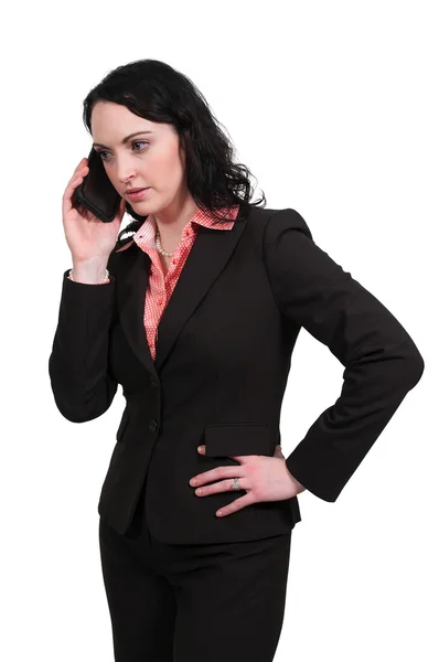 Donna al telefono — Foto Stock