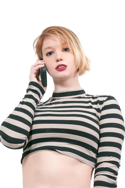 Mujer en el teléfono —  Fotos de Stock