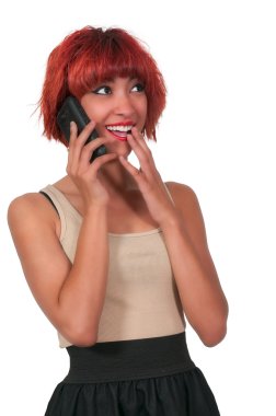 Telefondaki kadın.