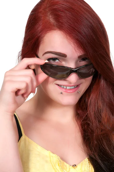 Mujer en gafas de sol — Foto de Stock