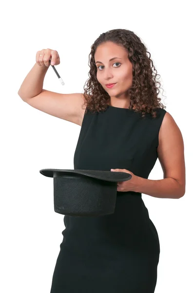 Woman Magician — Stock Photo, Image